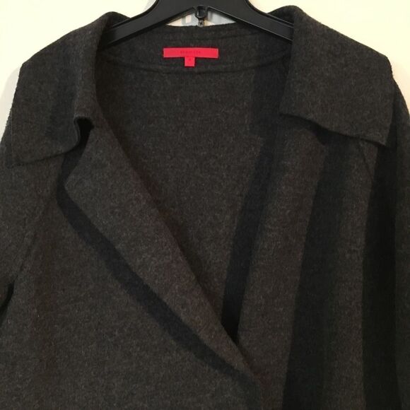 Shamask Sz M Dark Gray Wool Coat - Picture 1 of 6